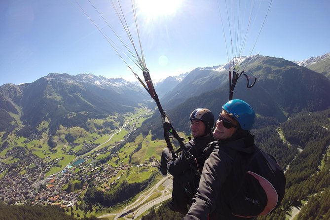 Klosters Tandem Paragliding Flight from Gotschna - A quiet 15 to 35 minutes in the air
