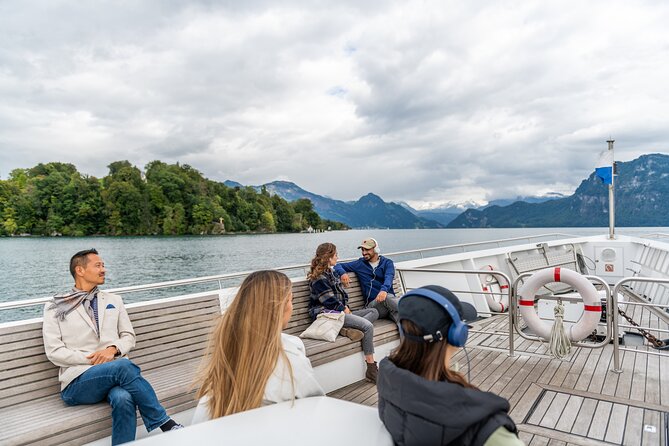 Lake Lucerne Panoramic Sightseeing Cruise - The audio guide is useful, but do not leave it to chance