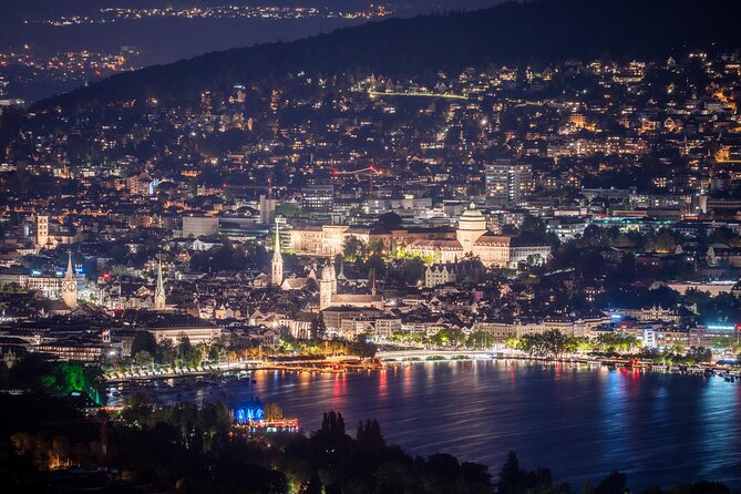 Lake Zurich mini boat tour / by night! - The return past Zurich’s Gold and Silver coasts