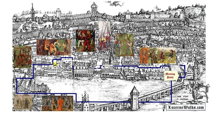 Lucerne: 1-Hour Historical Tour with Night Watchman - Guild houses, murder stories, and public order