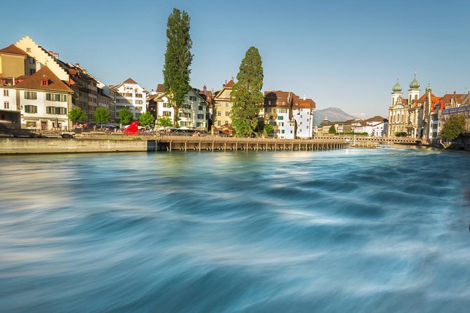 Lucerne Private Walking Tour with a castle visit! - Lake Lucerne adds breathing room