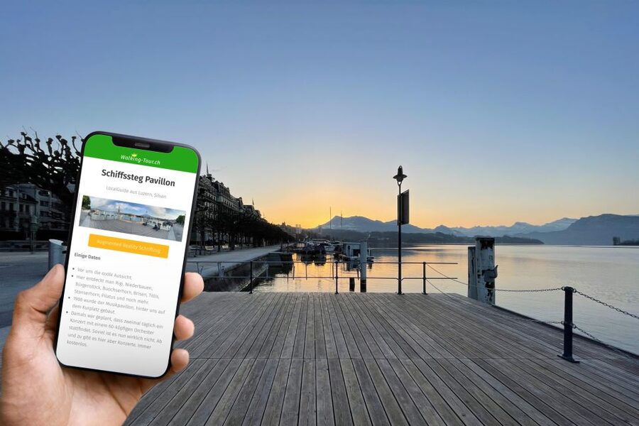 Lucerne: Smartphone walking tour - cool Lucerne old town - Viewpoints and the augmented reality surprise