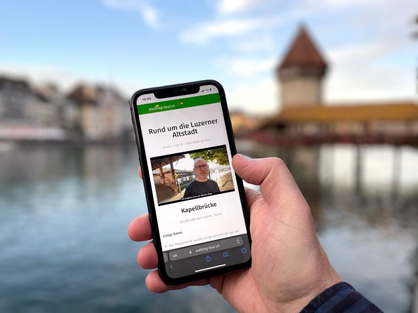 Lucerne: Smartphone walking tour - cool Lucerne old town - What the nine stations can offer