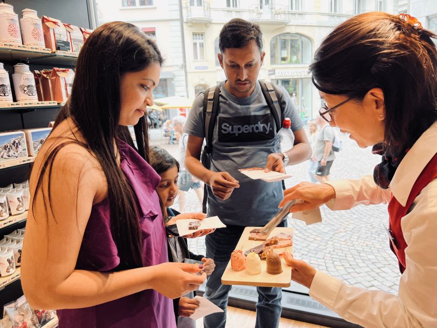 Lucerne: Swiss Zvieri Traditional Tasting Experience - Sausages, pretzels, beer, wine, and schnapps