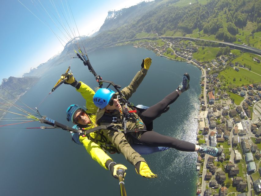 Lucerne: Tandem-Paragliding Flight - Key points at a glance