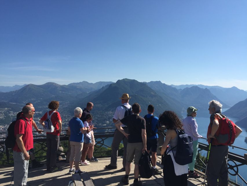 Lugano: 3-Hour Monte San Salvatore Tour with Funicular Ride - Taking in the 360-degree summit view