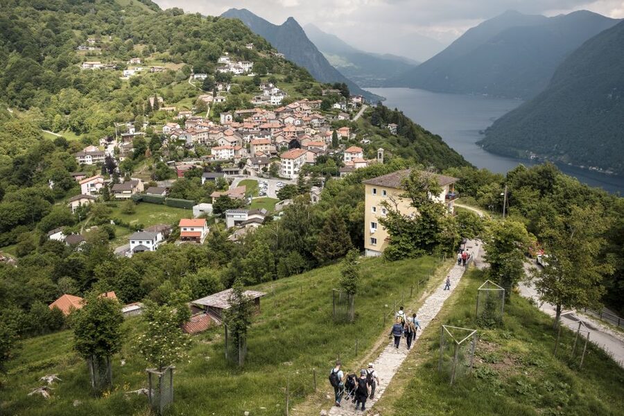 Lugano: 4.5-Hour Monte Bré Visit w/ Funicular Ride - From Via Magatti to the waters of Lugano