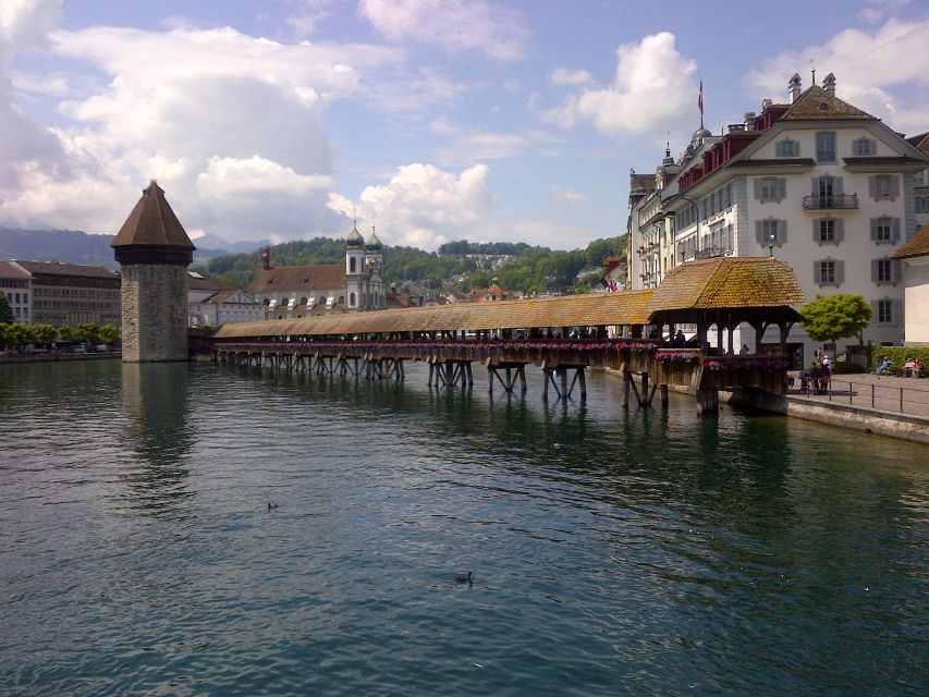 Luzern Discovery:Small Group Tour and Lake Cruise from Basel - Chapel Bridge and its famous wooden roof