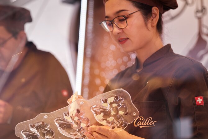 Maison Cailler chocolate factory Visit - The tasting is the main event