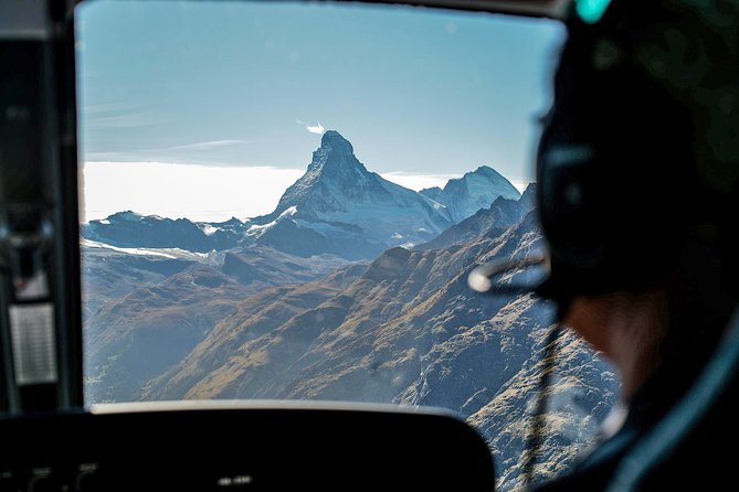 Matterhorn helicopter tour - longest scenic flight from Bern over the Swiss Alps - Sion and the Rhône Valley
