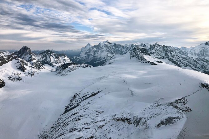 Matterhorn helicopter tour - longest scenic flight from Bern over the Swiss Alps - The Matterhorn at cockpit level