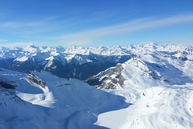 Matterhorn helicopter tour - longest scenic flight from Bern over the Swiss Alps - Setting off from Belp near Bern