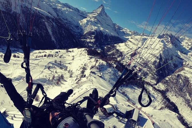 Matterhorn Paragliding flight in Zermatt (20-25min) - Weather changes the plan