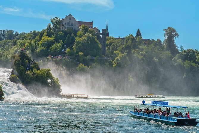 Morning group tour to Rhine falls - The optional boat ride and the most important booking warning