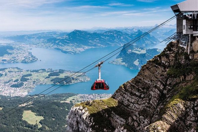 Mount Pilatus Summit from Lucerne With Lake Cruise - The steep cogwheel train down to Alpnachstad