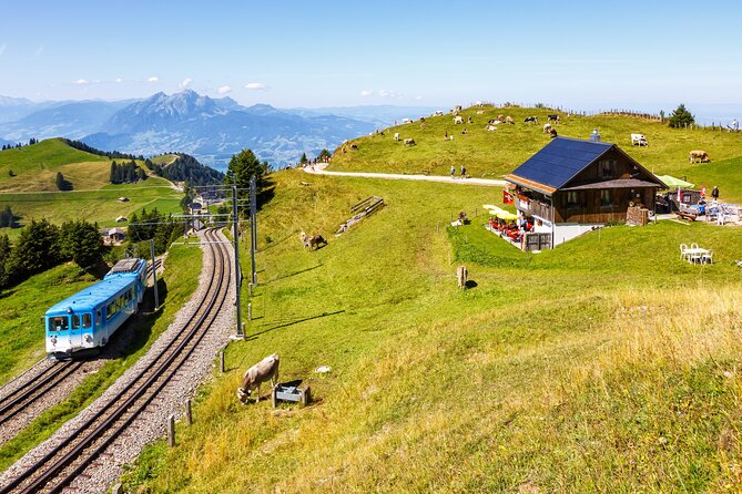 Mount Rigi: A Scenic Day Trip to the Queen of the Mountains - Descending by cable car from Rigi Kaltbad to Weggis