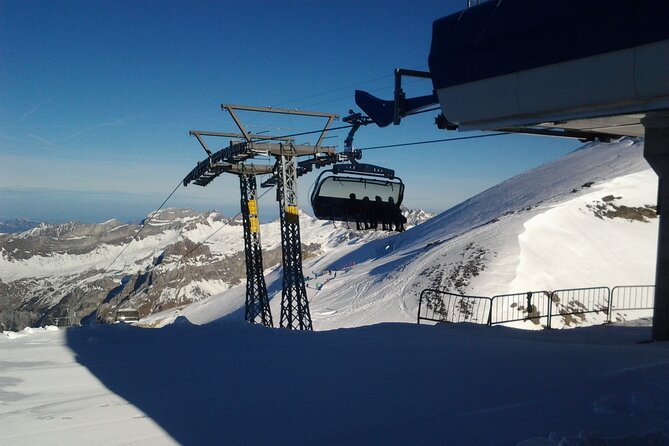 Mount Titlis Glacier World Private Day Trip from Basel - The Ice Flyer crosses the glacier