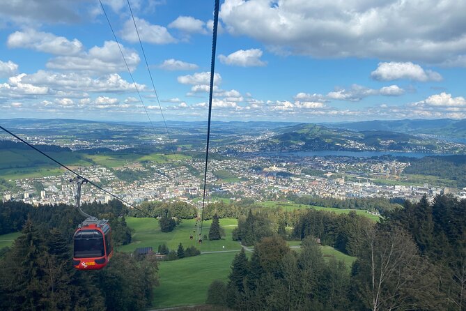 Mt. Pilatus & Lake Lucerne Cruise Small Group Tour | From Basel - The steepest railway and the journey down