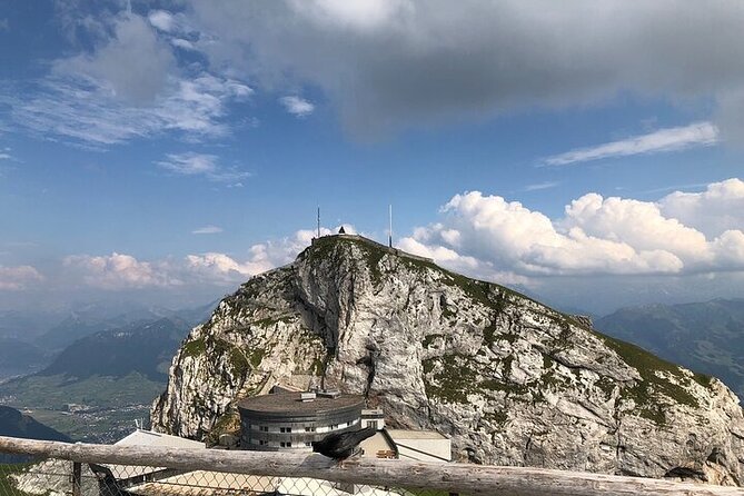 Mt Pilatus Peak and Lake Lucerne Cruise Small Group from Lucerne - Descending by the world’s steepest rack railway