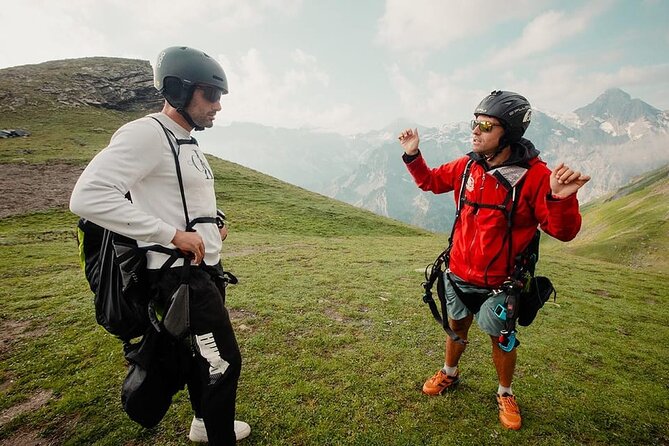 Mürren Lauterbrunnen: Paragliding Panorama Tandem Flights - From Stechelberg Cable Car to the Birg Takeoff
