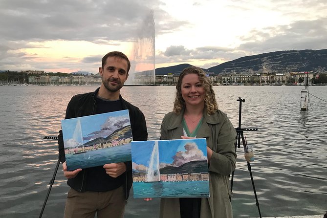 Painting Master Class by the Geneva Lake - Saint-Pierre Cathedral and the Wider City View
