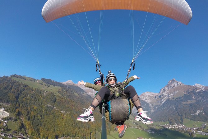 Paragliding Tandemflight Lucerne - Engelberg - The flight over Lake Lucerne and Mount Titlis