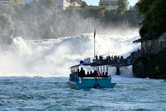 Private Half-Day Tour to the Rhine Falls with Pick-up at Hotel - The boat from Schloss Wörth, available April through October