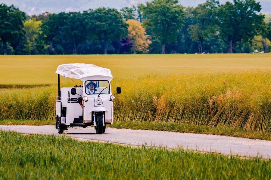 Private Highlights Top Places Tour Electric TukTuk 1h15 - Music, drinks, blankets, and the personal touch