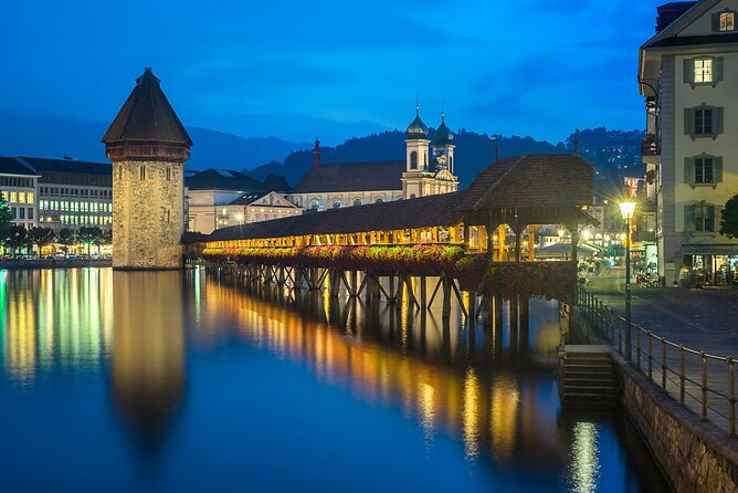 Private Lucern Trip from Zurich 4-hours - Chapel Bridge and the Water Tower