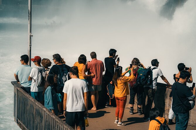 Private Magic Waterfall Adventure Tour to Rhine Falls with Pickup - Standing beside Rhine Falls