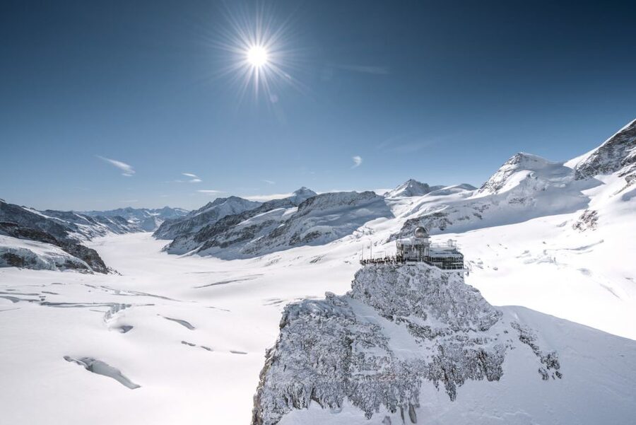 Private Tour from Zurich to Jungfraujoch - The Top of Europe - Jungfraujoch, snow, glacier, and the Sphinx Terrace