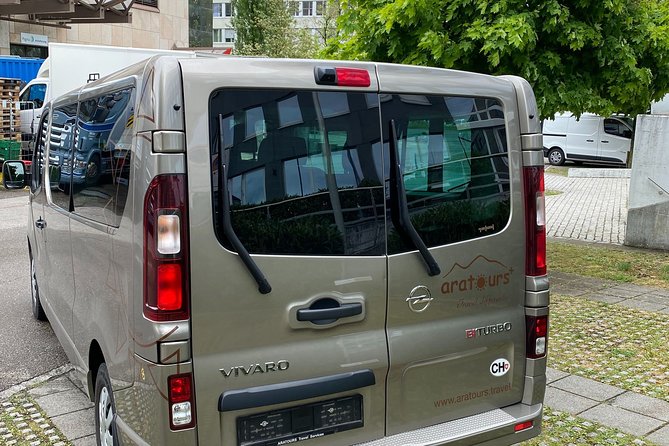 Private transfer from Lucerne to Zurich Airport - Child seats, ski gear, and practical extras
