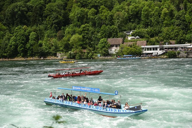 Private Trip to Rhine Falls - Europe's largest waterfalls - The optional boat ride changes the feel of the visit