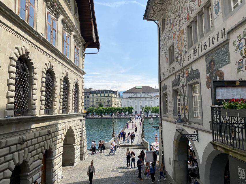 Revealing Lucerne: Self-Guided Reading City Tour - Frescoed façades and the stranger side of old Lucerne