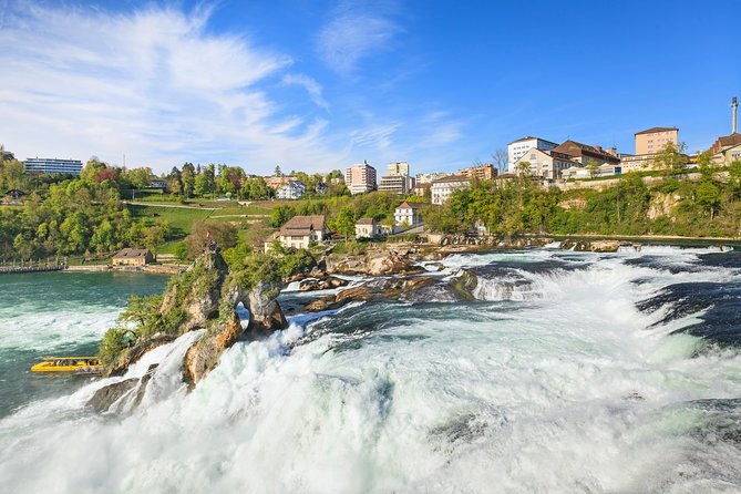 Rhine Falls Coach Tour incl. entry tickets from Zurich - Laufen Castle gives the waterfall a setting