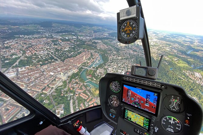 Swiss Capital city helicopter sightseeing tour - the ideal flight to see Berne - Seeing Bern from Belp instead of street level