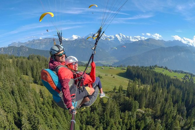 Tandem Paragliding Experience from Interlaken - The 10 to 20 minute flight over the lakes