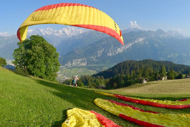 Tandem Paragliding Experience from Interlaken - What takeoff feels like