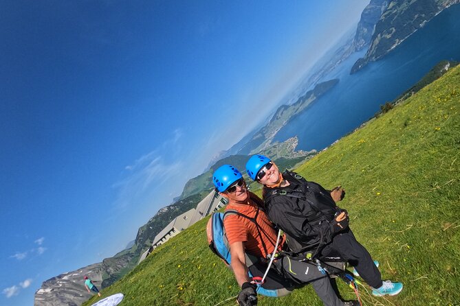 Tandem Paragliding Flight in the Lucerne Region - Photos and video are tempting extras