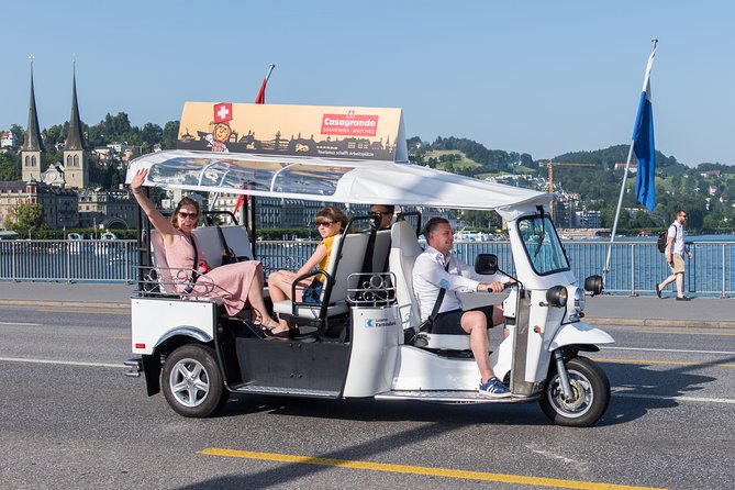 The heart of Lucerne with the Etuktuk - Why the eTukTuk works well in Lucerne