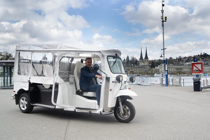 The heart of Lucerne with the Etuktuk - The guides are the heart of the experience