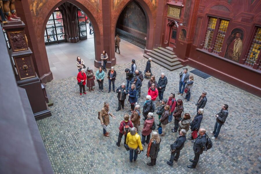Walking Tour through Basel Old Town - Following the winding old-town streets