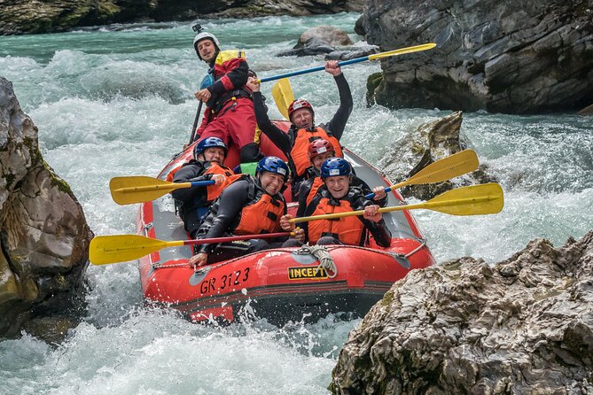 Whitewater Action Rafting Experience in Engadin - An hour of Class IV whitewater