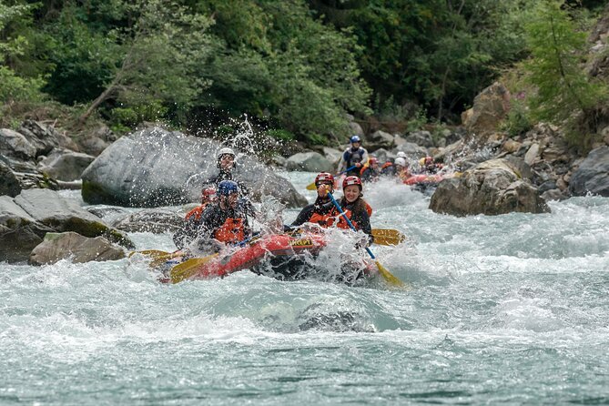 Whitewater Action Rafting Experience in Engadin - Near Ardez, then back to the base