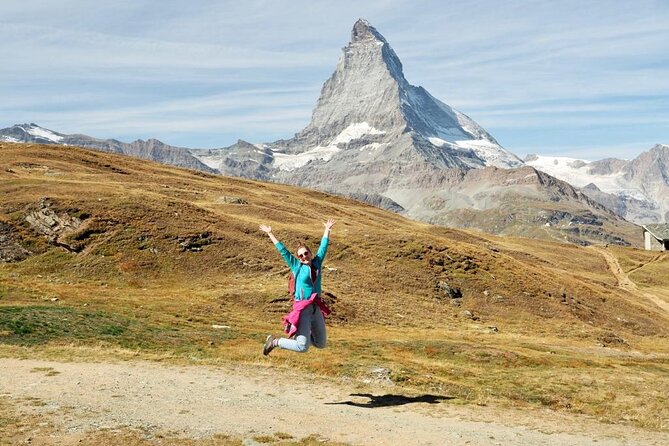 Zermatt Guided Day Hike - The 360-degree platform and the first photo stops