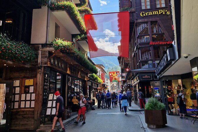 Zermatt Guided Day Hike - A mountain-hotel terrace break