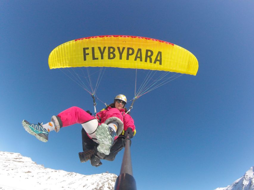 Zermatt: Paragliding Tandem Flight - Flying above Zermatt with the Matterhorn in front of you