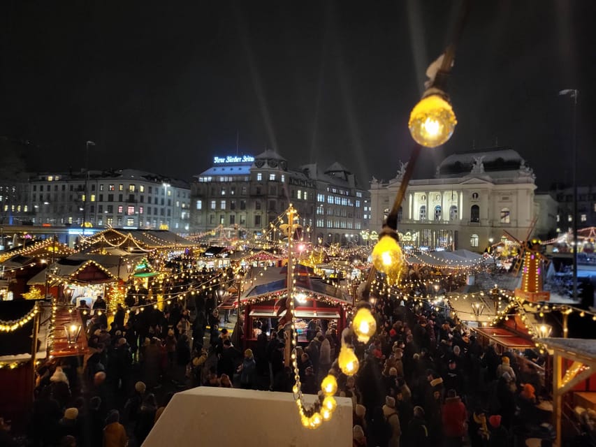 Zurich Christmas Market Tour - Starting under the National Museum lights