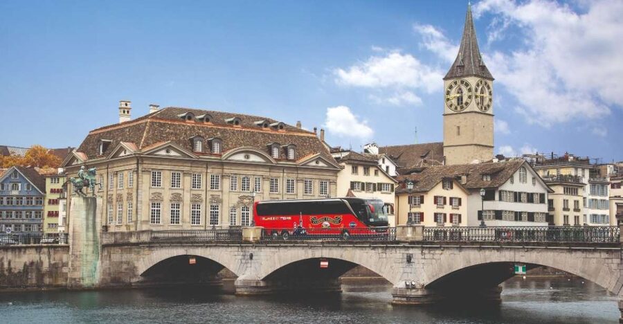 Zurich: City Top Attractions Tour by Bus with Audio Guide - Bahnhofstrasse and Zurichs polished center