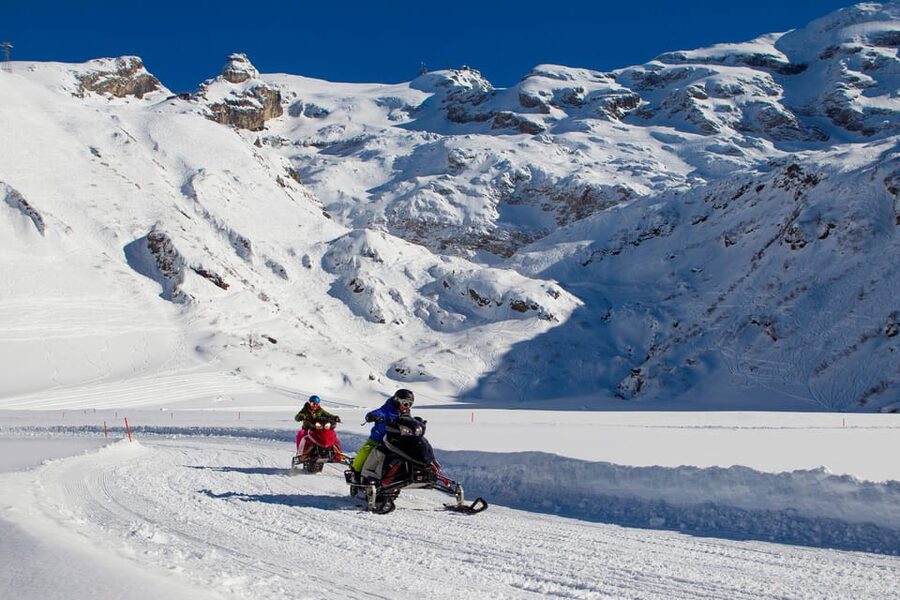 Zurich: Mount Titlis Snowmobile Adventure & Lucern Day Trip - Snowtubing and Glacier Park